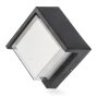 Applique LED Murale Cinza CCT 12W IP65