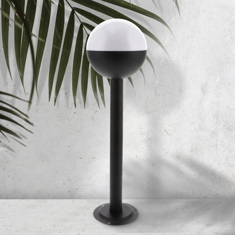 Balise de Jardin E27 800mm IP44 Noir – Cam Plus