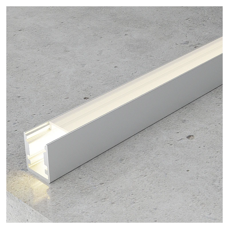 Profilé Aluminium de Surface Fix 2 mètres - Avec diffuseur