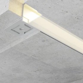 Profilé Aluminium Architectural Hure 2m | Diffuseur inclus