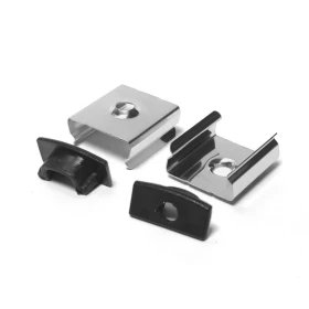 Pack 2 Embouts et 2 Fixations pour profilé LM3708