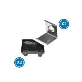 Pack 2 embouts et 2 fixations pour profilé LM3726