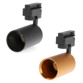 Spot GU10 Light Line sur Rail Monophasé – Blanc, Noir ou Doré