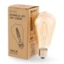 Ampoule Filament LED E27 ST64 6W Ambre 2300K Edison