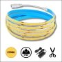 Ruban LED COB haute puissance 24V Blanc Chaud 2700K – 1 à 10m