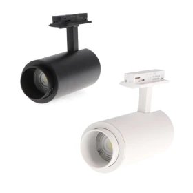 Spot LED CCT 10W sur rail - Optique Réglable Monophasé CRI 90, UGR19