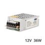 Alimentation LED 12V 36W Boîtier Métal Bornier à Vis IP20