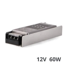 Alimentation LED Slim 12V 60W IP44 Flicker Free Bornier à Vis
