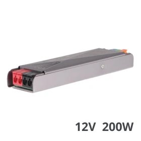 Alimentation LED Slim 12V 200W IP20 Bornier Sans Vis – Multi-Rubans