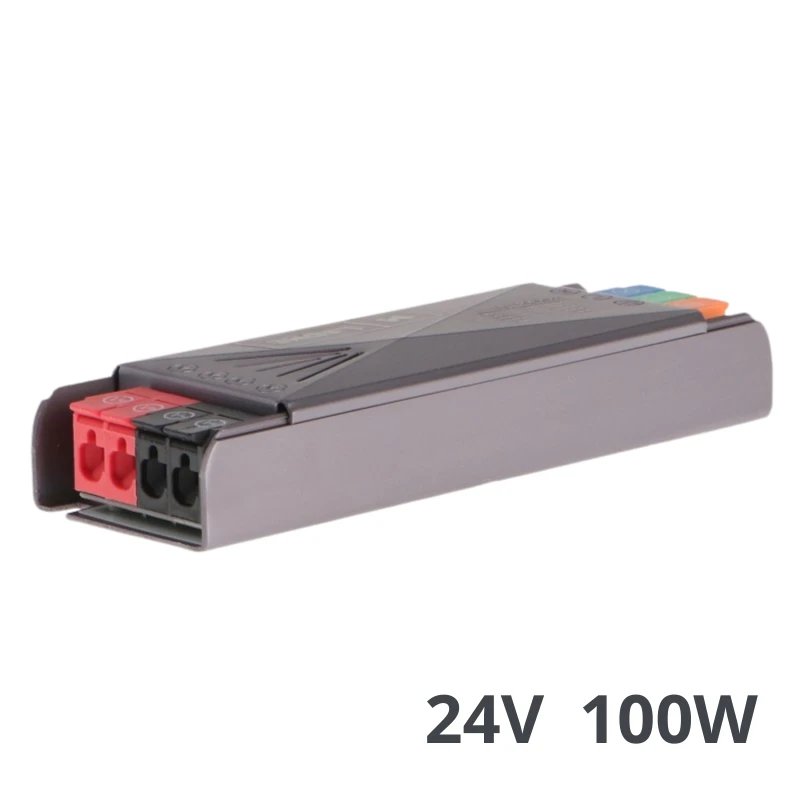 Alimentation LED slim 24V 100W extra plate IP20 pour ruban LED