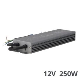 Alimentation 12V 250W IP65 pour rubans LED – Transformateur étanche