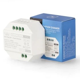 Variateur LED TRIAC RF 300W – Compatible Télécommande et Bouton Poussoir