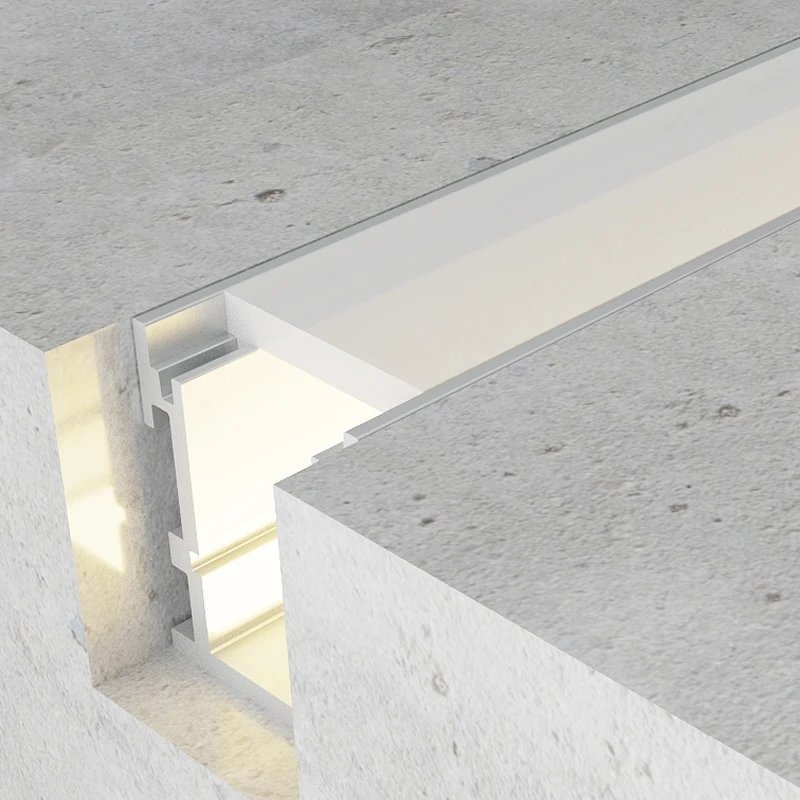 Profilé aluminium extérieur encastré de sol Ufeg 2 mètres