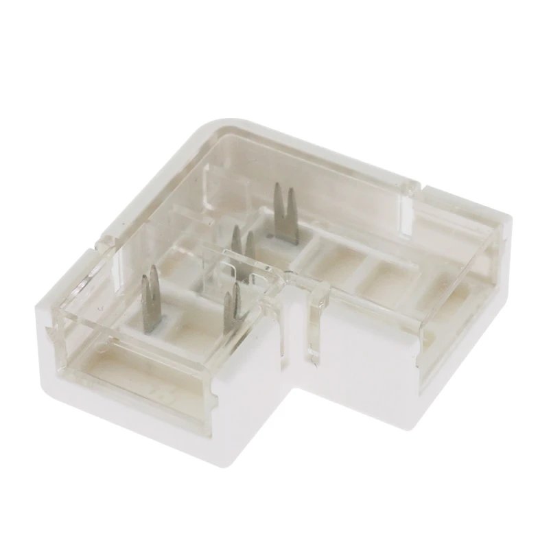 Connecteur angle L 90° pour ruban LED 10mm 220V 2 PIN