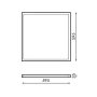 Dalle LED 60x60 UGR19 42W 4200 lm | Trielle