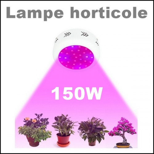 Lampe LED Horticole 50W,5 Têtes Lampe pour Plante avec Trépied 150LEDs avec  360° Adjustable,4-8-12H Cycle Minuterie,3 Modes&10 A46 - Cdiscount Jardin