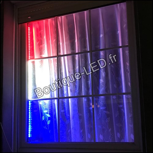 Barre Lumineuse LED DC12V 1M, Blanc Chaud, Rouge, Vert, Bleu