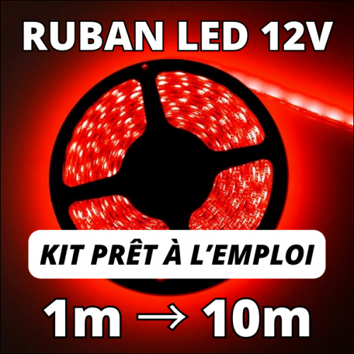 Ruban LED rouge