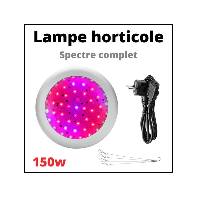 Lampe horticole LED 150w croissance et floraison