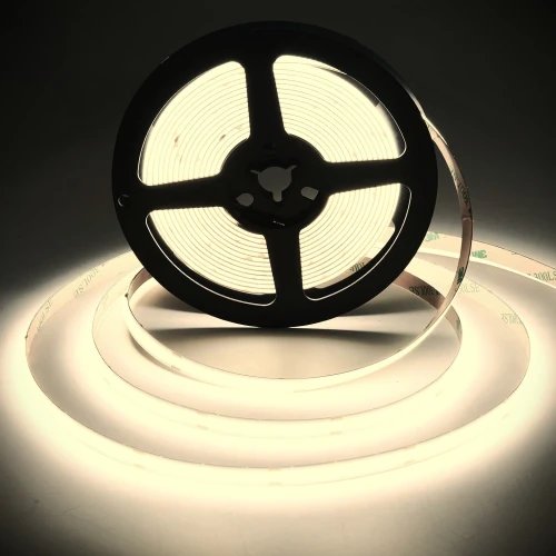 Luktix Ruban LED COB 2M Blanc Naturel 4000K Dimmable Avec Télécommande Et Alimentation - Bande LED Pour Décoration Intérieure