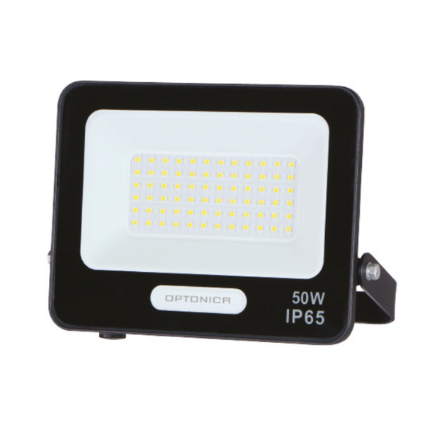 Projecteur LED extérieur IP65 noir 50W extra-plat — 4500 lumens