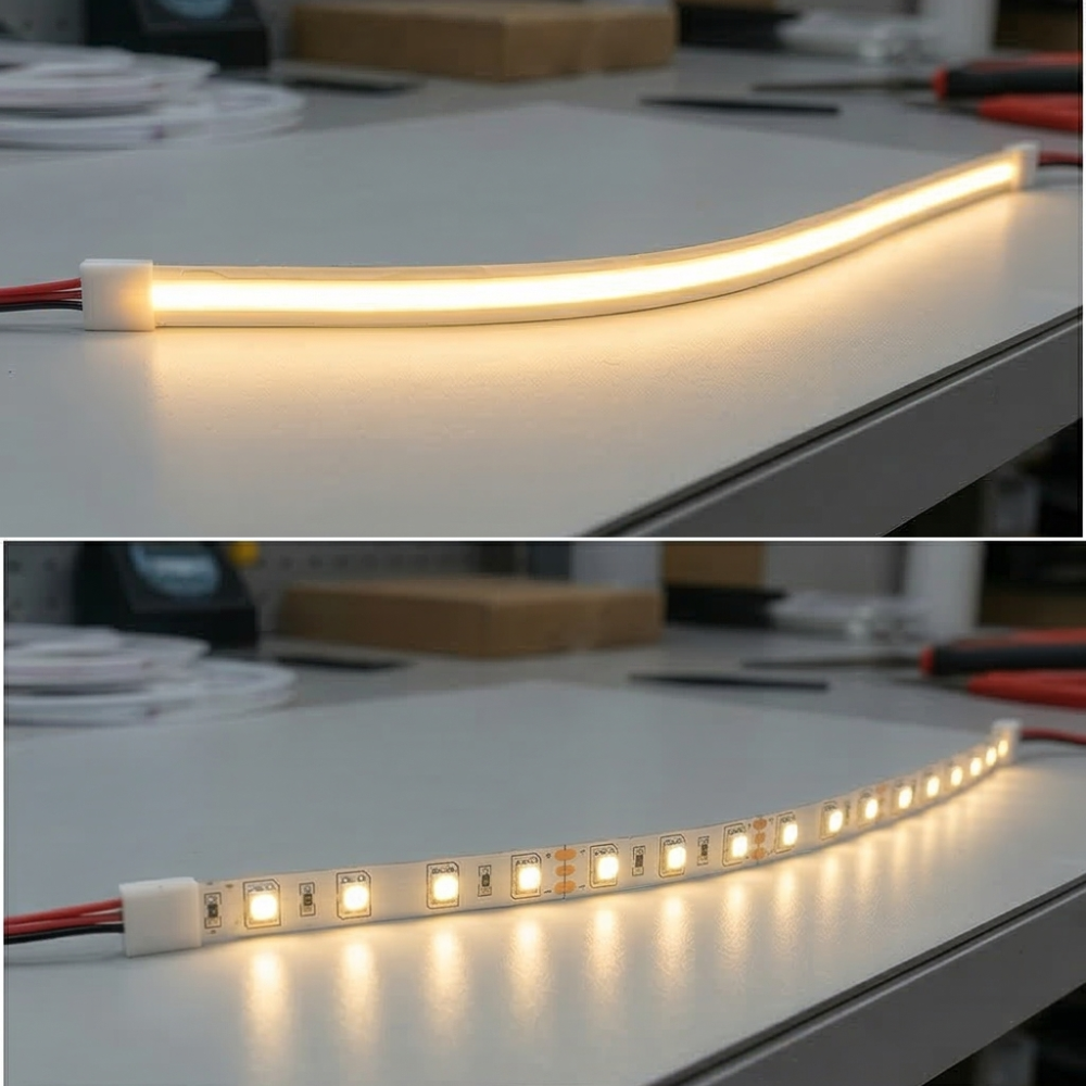 Ruban LED COB vs SMD : quelles différences, et lequel choisir ?